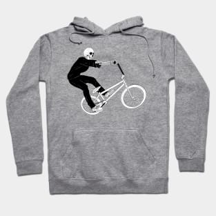 Skeleton Riding BMX Bike Hoodie